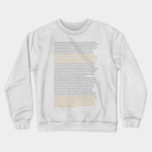 Computer Code Digital Text Paragraph Design Crewneck Sweatshirt